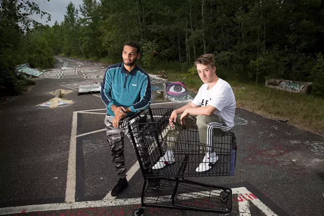 Sam Paulino and Caleb Hoh are hip-hop duo Sam and Somba - JAMES BUCK