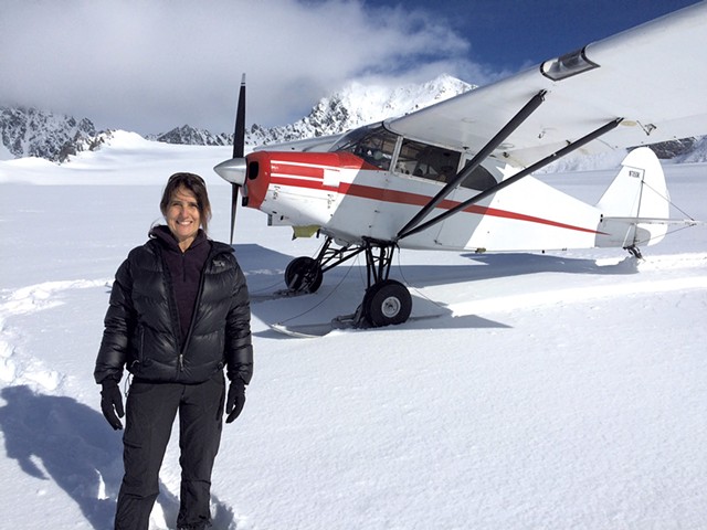 Robin Guillian on Swiftsure Glacier in Alaska in May - COURTESY OF ROBIN GUILLIAN