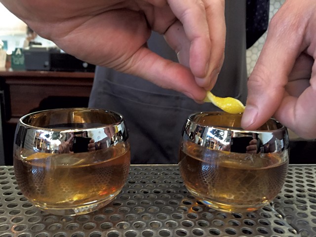 Rum old fashioneds at the Great Northern - SALLY POLLAK