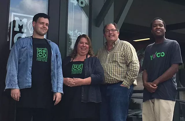 Elizabeth Casparian with other MoCo staff - COURTESY OF MOCO