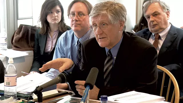 Arnie Gundersen testifying before the Vermont legislature - PHOTOS COURTESY OF POWERSTRUGGLEMOVIE.COM