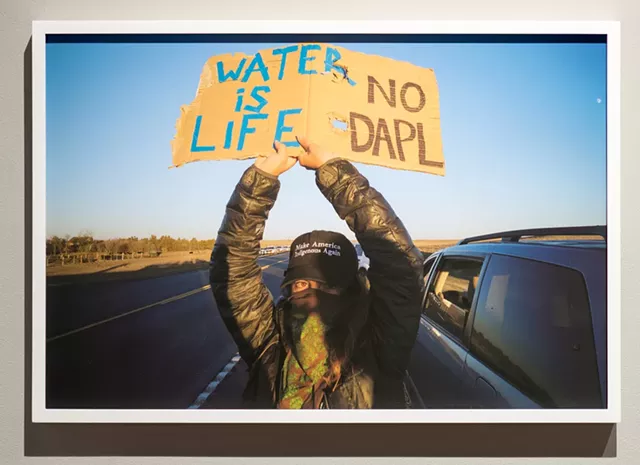 From the "Mni Wiconi, Water Protectors" series by John Willis - COURTESY OF SAM SIMON