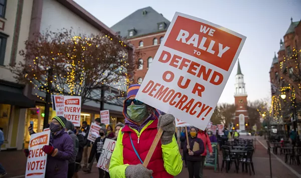 Protesters Around Vermont Demand Officials 'Count Every Vote'