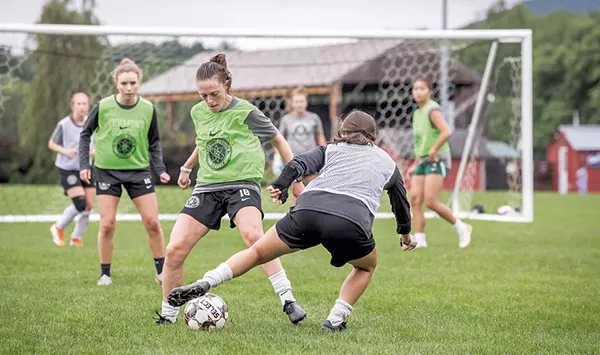Manchester&rsquo;s New VT Fusion Women&rsquo;s Soccer Team Scores for the Community