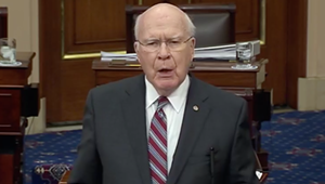 Leahy, Sanders Vote to Convict but Trump Acquitted at Senate Impeachment Trial