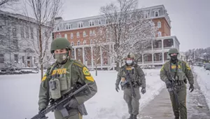 Plenty of Police, but No Protesters, Turn Out at Vermont Statehouse on Sunday