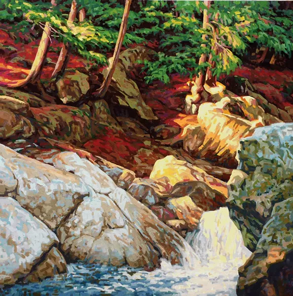 Phil Laughlin, "Bed of Red"