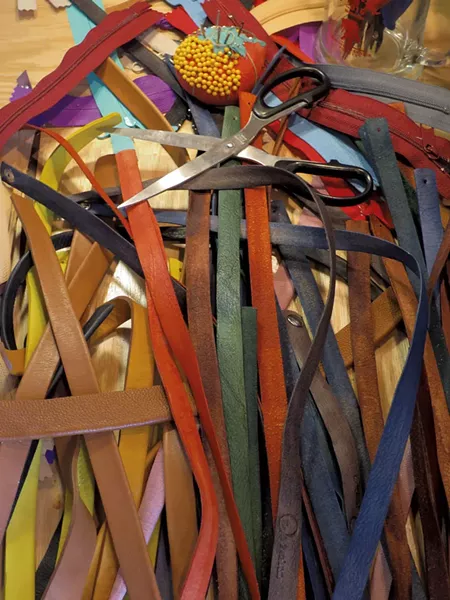 Colorful leather bits - MATTHEW THORSEN