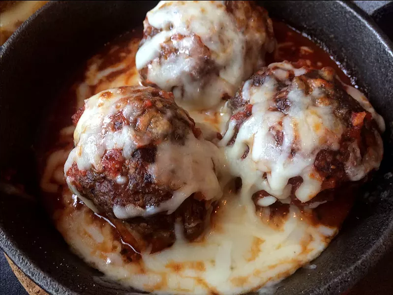 Meatballs at One Radish - SUZANNE M. PODHAIZER