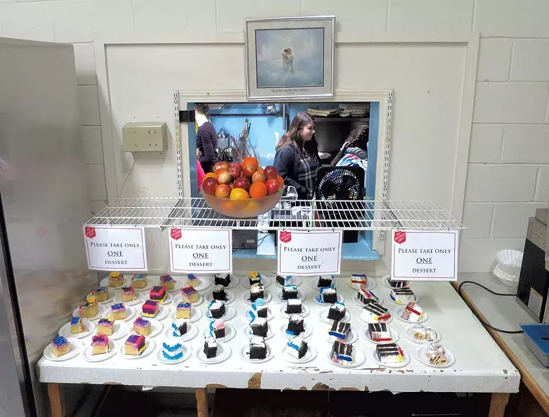 Desserts at the Salvation Army - MATTHEW THORSEN