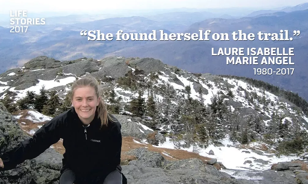 Laure Angel on top of Camel's Hump - COURTESY OF AMY KIRK