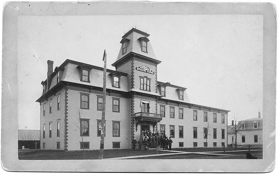 Spavin Cure Building - COURTESY OF H. BROOKE PAIGE