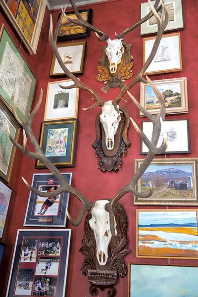 Skip Vallee's home library - JAMES BUCK