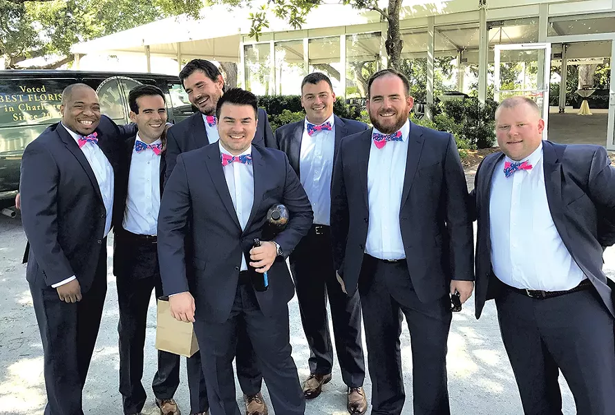 Cooper family wedding party - COURTESY OF CLIFF COOPER