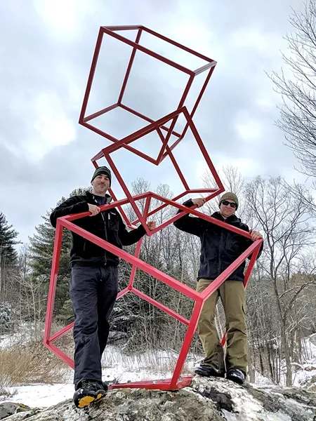 Baptiste Lefrançois and Tim Clark - COURTESY OF TIM CLARK