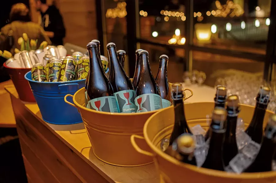 Samples from the star-studded roster of local breweries - BEAR CIERI