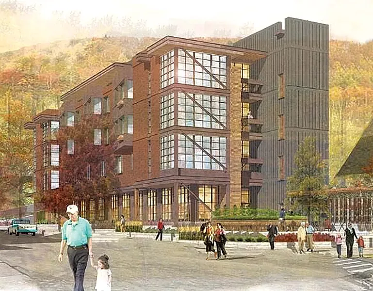 Rendering of the Village at White River Junction - COURTESY OF THE VILLAGE AT WHITE RIVER JUNCTION