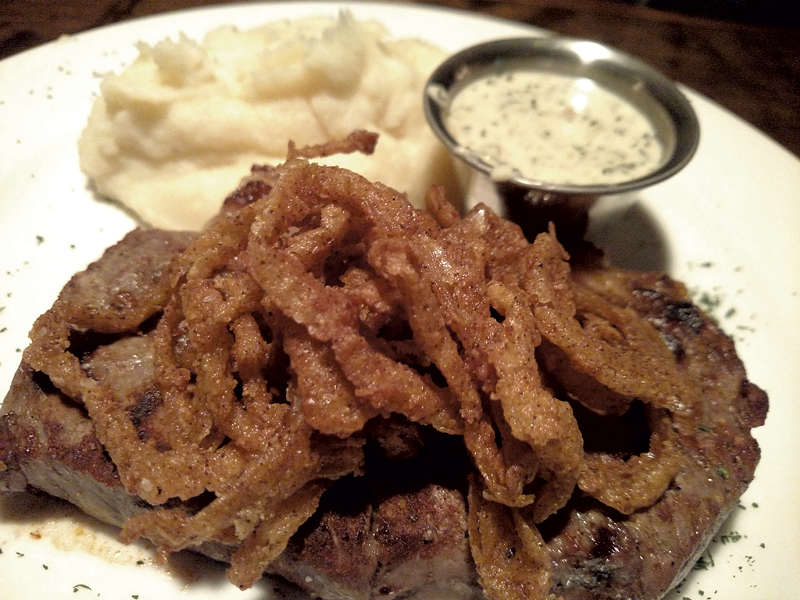 New York strip steak at the Windjammer Restaurant - HANNAH PALMER EGAN