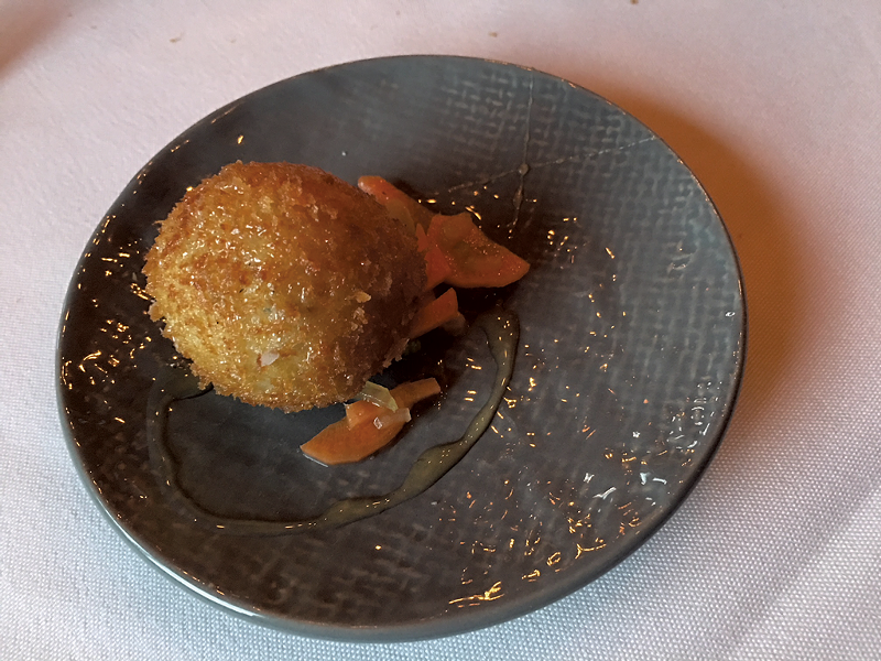 Croquette at Michael's on the Hill - PAMELA POLSTON