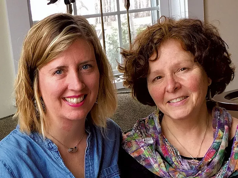 Ali Dawson Gibson (left) and Cynthia Huard - ALI DAWSON GIBSON