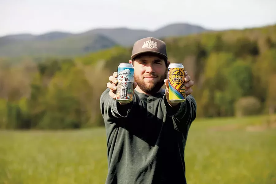 Mike Czok of Bent Hill Brewery - COURTESY OF CHIP ALLEN PHOTO
