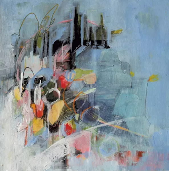 "Meadow Dusk" by Sara Katz - ARTWORK COURTESY OF HALL ART FOUNDATION