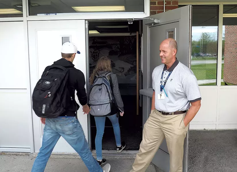 Lake Region Union High School principal Andre Messier - TAYLOR DOBBS