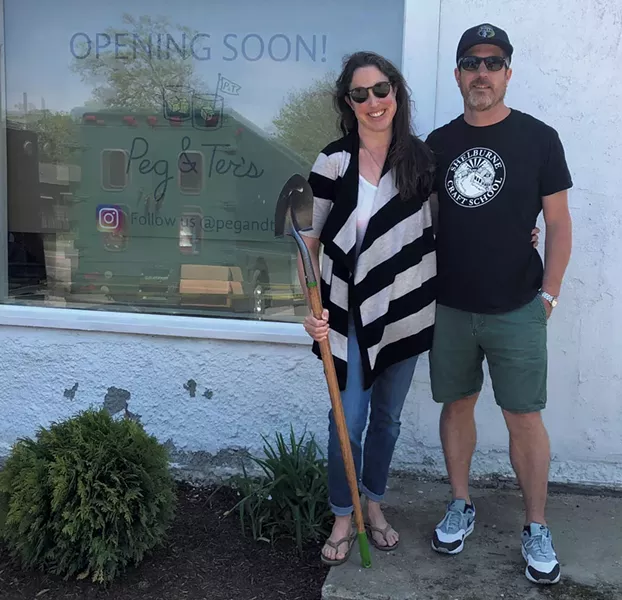Tina and John Helzer - COURTESY OF PEG & TER'S