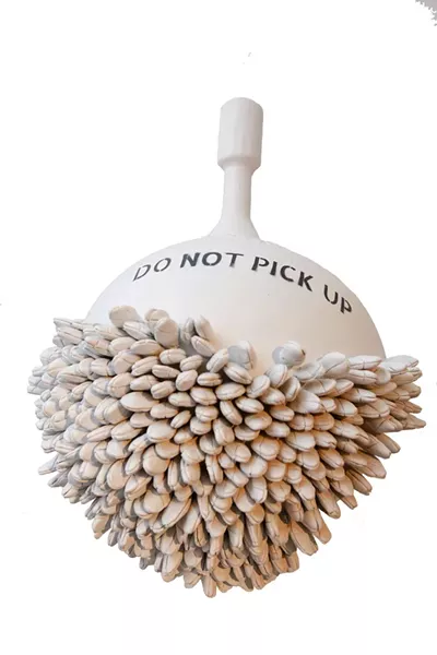 "Message in a Bottle (White)" - COURTESY OF THE EDGEWATER GALLERY