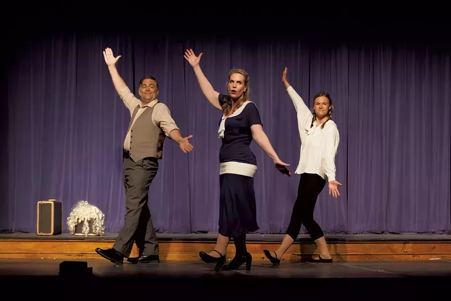 From left: Scott Weigand, Jennifer Warwick and Abby Erwin - COURTESY OF ADAM SILVERMAN