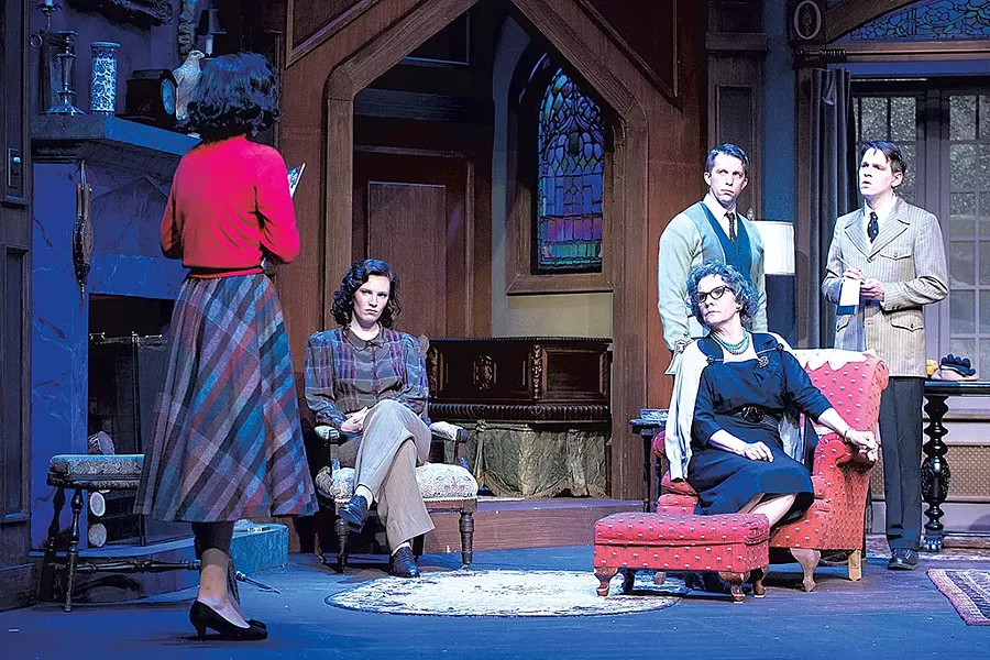From left: Clare Mahoney, Jenny Berger, Gregory Jon Phelps, Catherine Doherty and Jeffrey Todd Parrott
