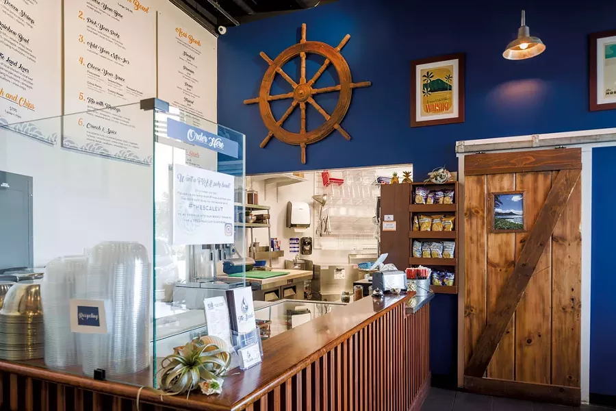 The front counter at Scale Poké Bar - OLIVER PARINI