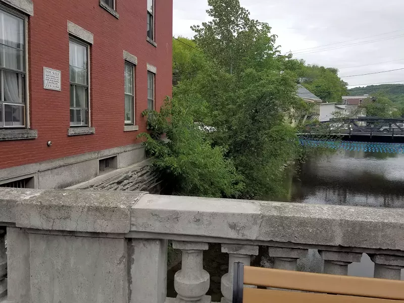 North side of the Rialto Bridge, on State Street in downtown Montpelier - KEN PICARD