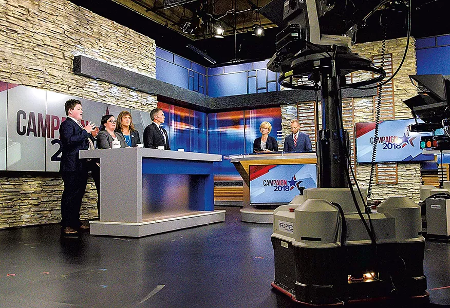 Democratic gubernatorial candidates debate at WCAX-TV - GLENN RUSEEL