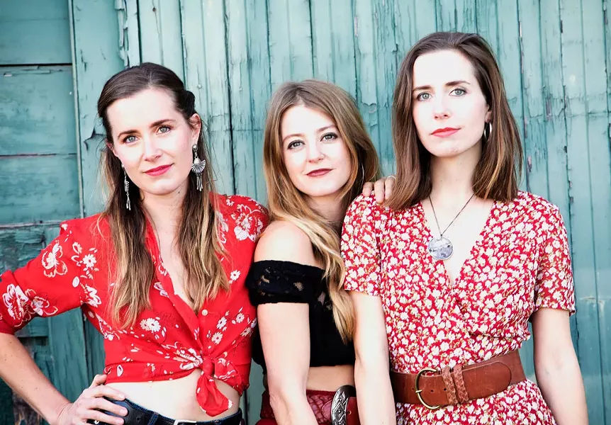 The T Sisters, from left: Chloe, Erika and Rachel Tietjen - COURTESY OF KELLY OWEN