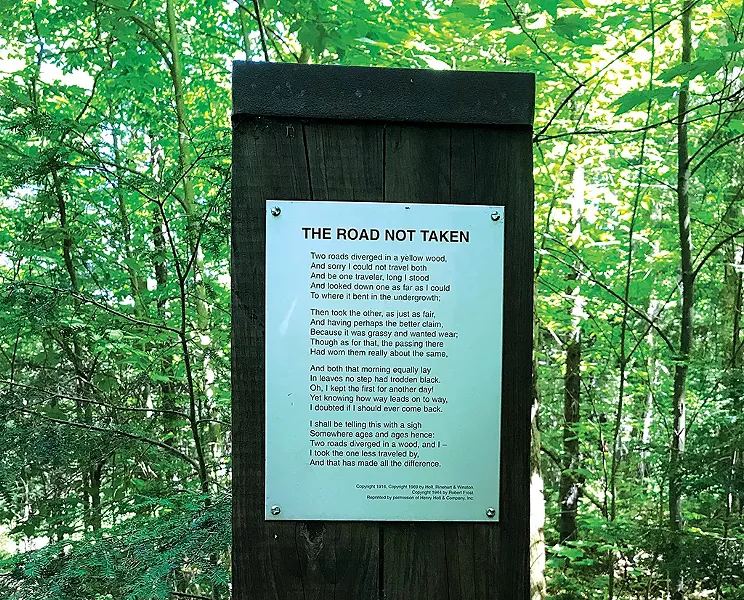 Robert Frost Interpretive Trail - FILE: SALLY POLLAK
