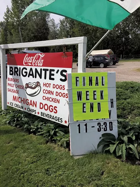 Brigante's Snack Bar on its last day of business - COURTESY OF RIC CENGERI