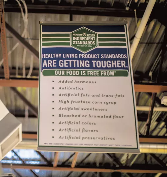 Healthy Living signage - LUKE AWTRY