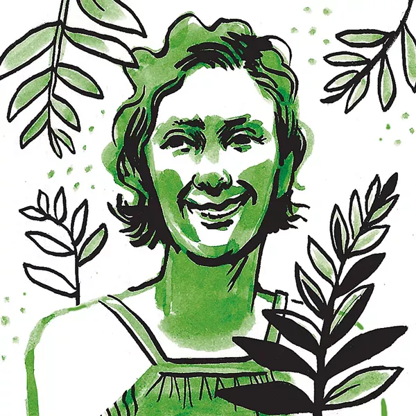 Self-portrait of Cara Bean