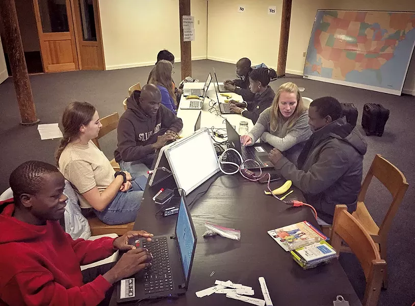 Technology 4 Tomorrow class at Winooski’s Champlain Mill - COURTESY OF RAICHLE FARRELLY