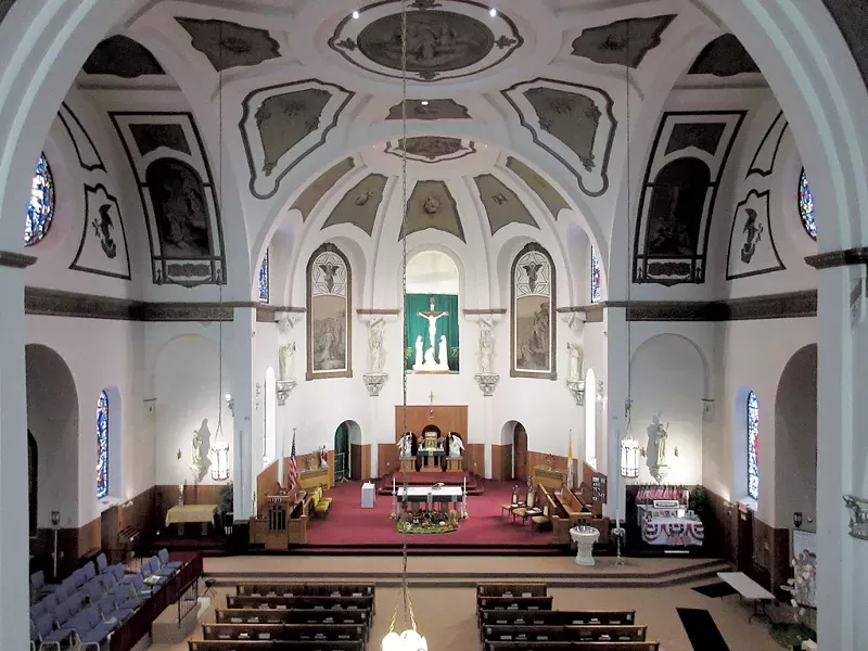 View of St. Mary from the choir loft - COURTESY OF AMY LILLY