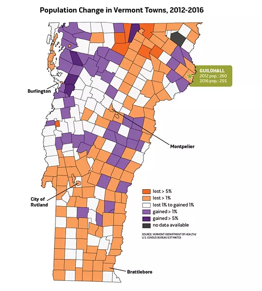 Source: Vermont Department of Health/U.S. Census Bureau - ANDREA SUOZZO/DIANE SULLIVAN