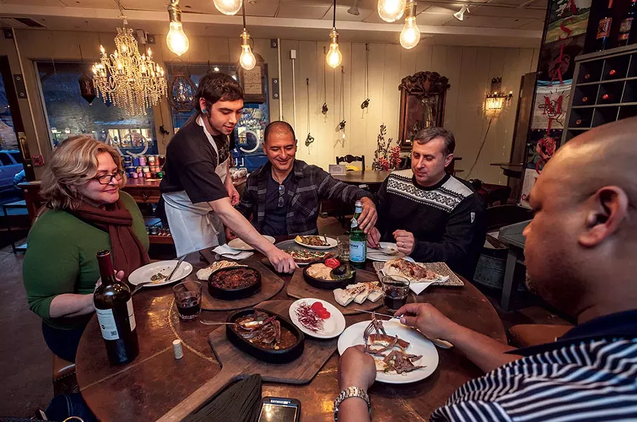 The dining room at Depot62 - TOM MCNEILL