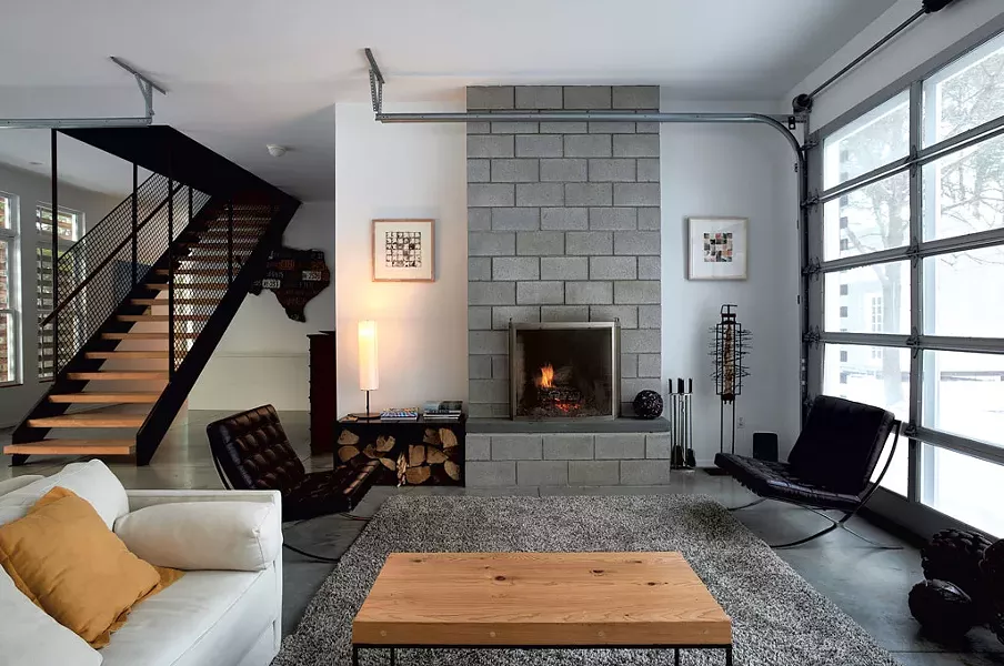 Living area with prints by Bill Davison - BEAR CIERI