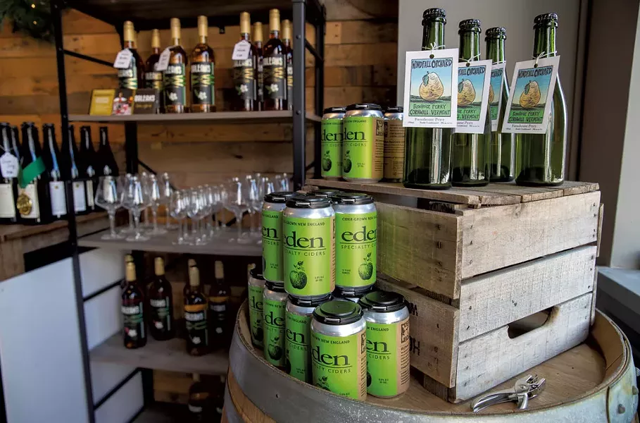Cider display in the taproom - JAMES BUCK