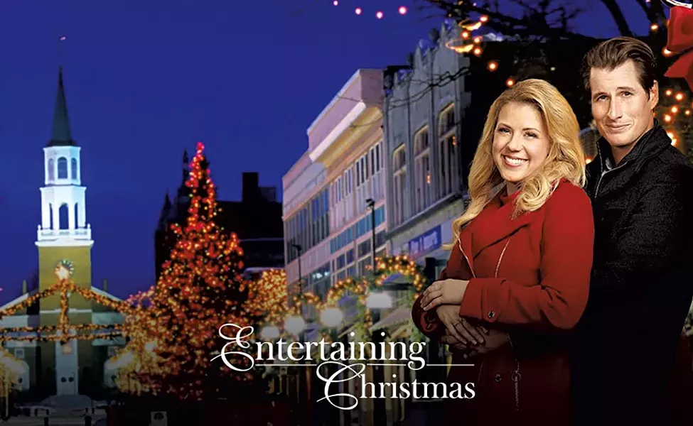 Jodie Sweetin and Brendan Fehr in Entertaining Christmas