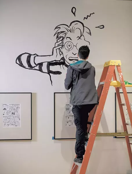 Alison Bechdel painting - COURTESTY PHOTO