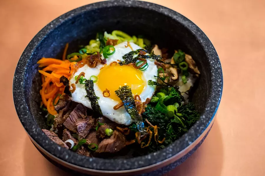 Stone bowl of bibimbap at Banchan - FILE: JAY ERICSON
