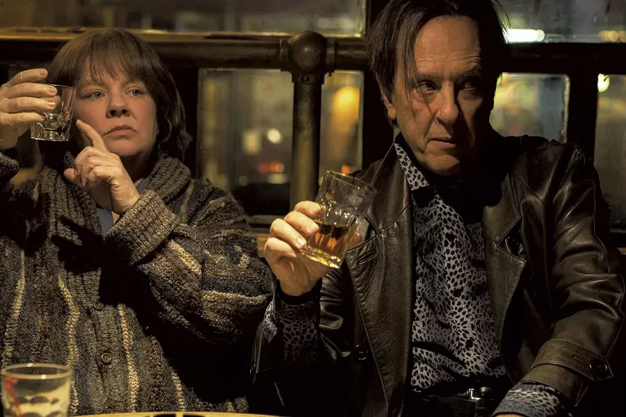 Melissa McCarthy and Richard E. Grant in Can You Ever Forgive Me?