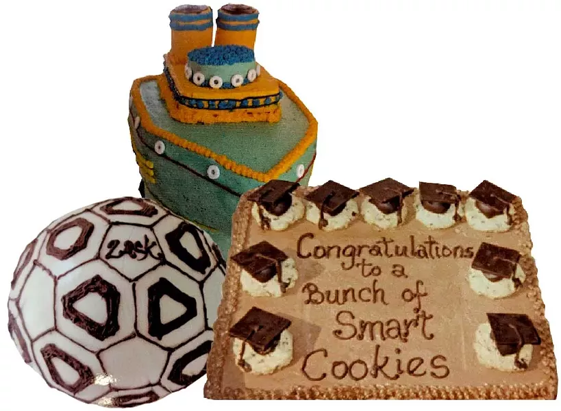 Some of Janet's cake designs